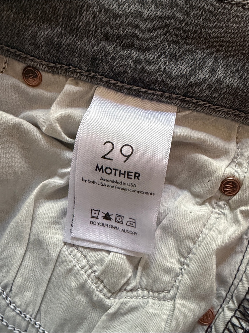 MOTHER TomCat Straight-Leg Jeans All Nighter - 29 - Picture 5 of 6